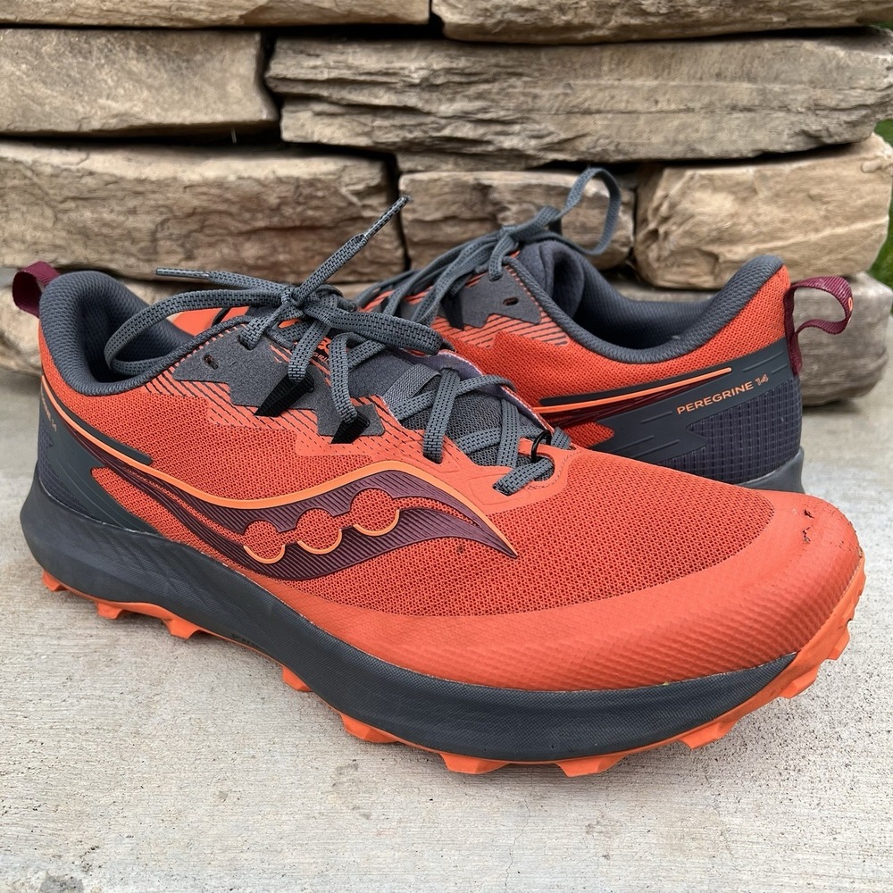 Saucony Shoes Men Size 15 Peregrine 14 All Terrain Trail Running Outdoor